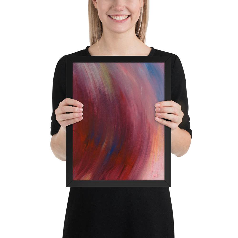 Push Forward - Framed Print