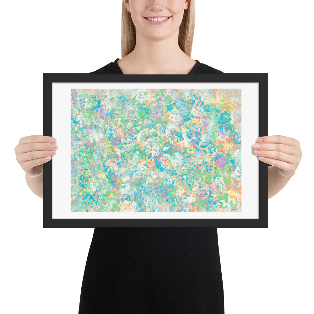 Pastel Haze - Framed Print