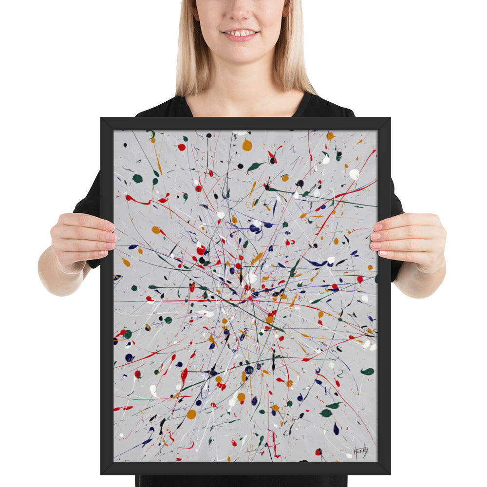 Movement Over Monotony 1 - Framed Print