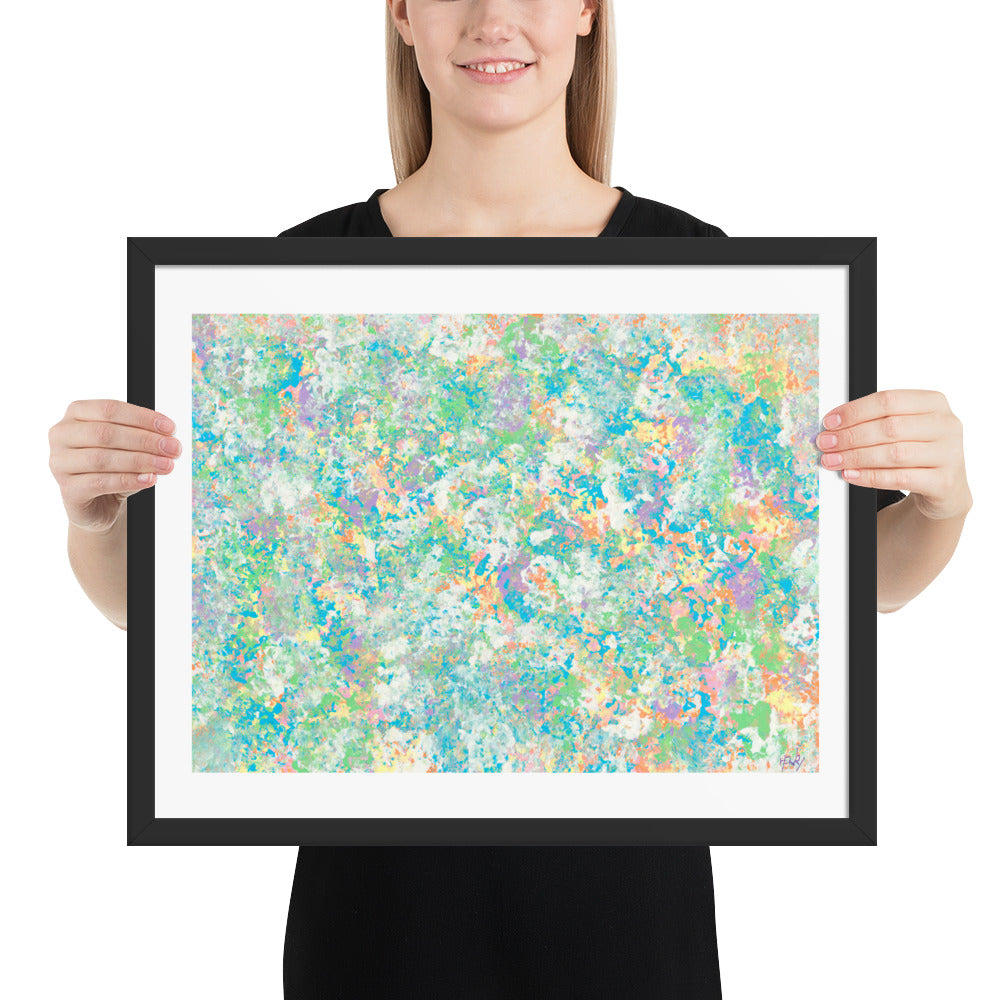 Pastel Haze - Framed Print