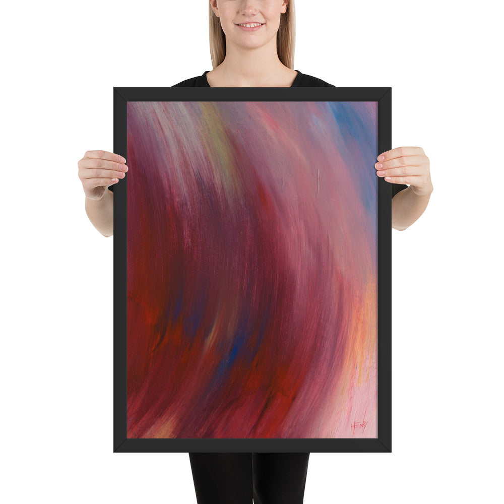 Push Forward - Framed Print