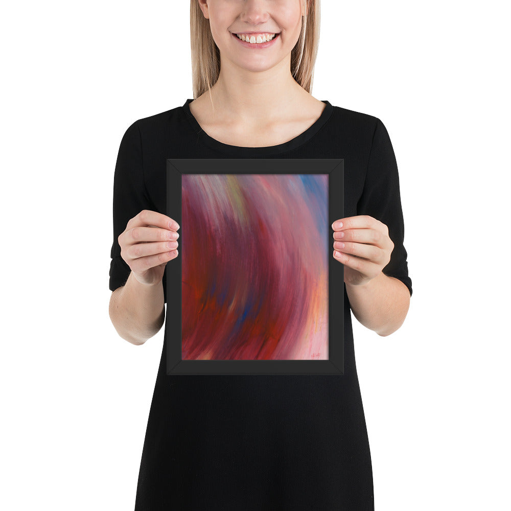 Push Forward - Framed Print