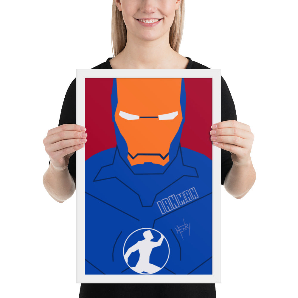 Irn-Man - Framed Print