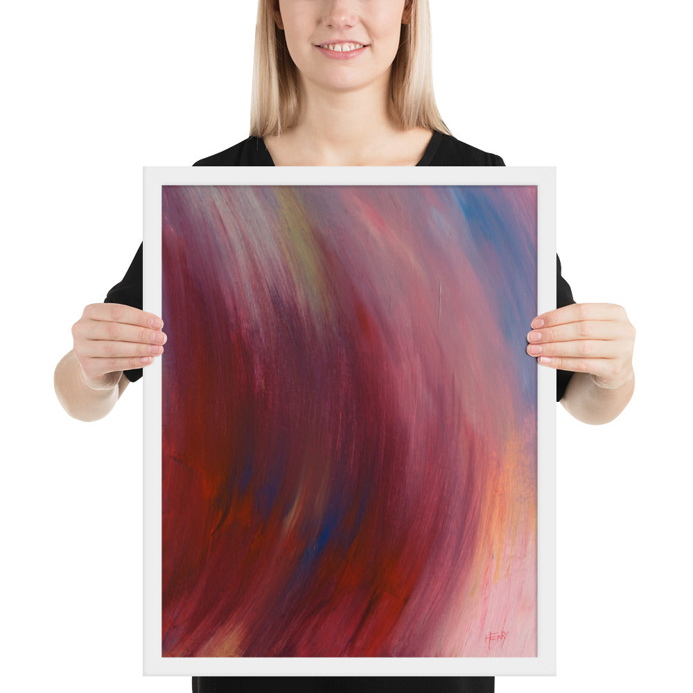 Push Forward - Framed Print