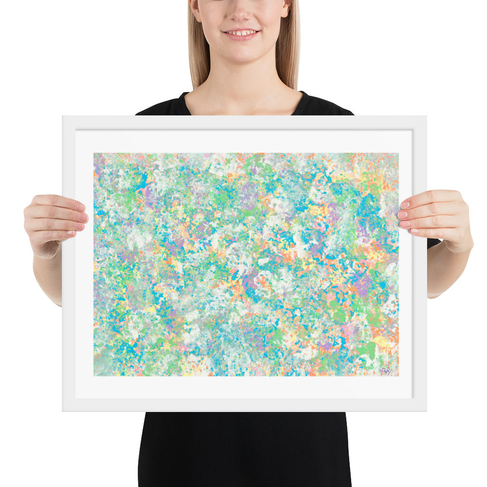 Pastel Haze - Framed Print