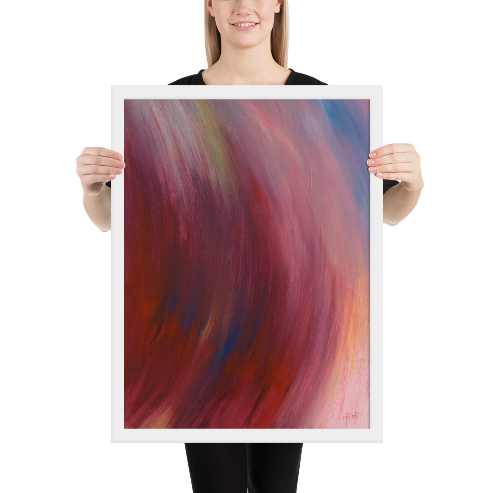 Push Forward - Framed Print