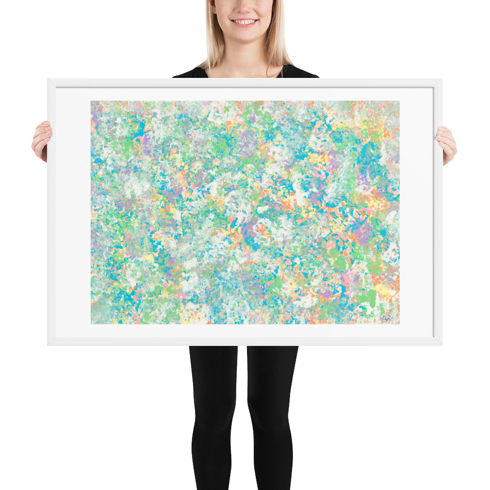 Pastel Haze - Framed Print