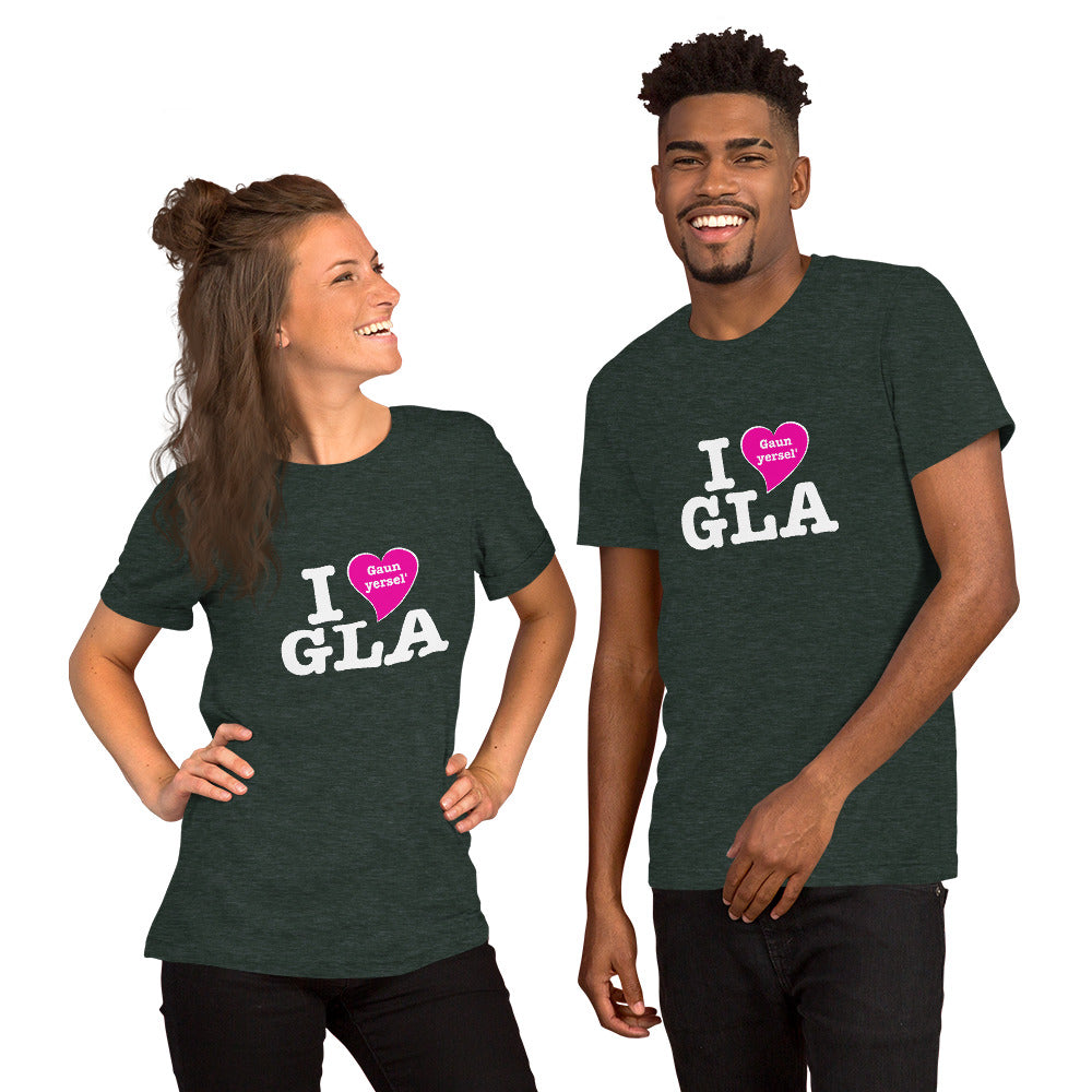 I HEART GLASGOW - Unisex t-shirt