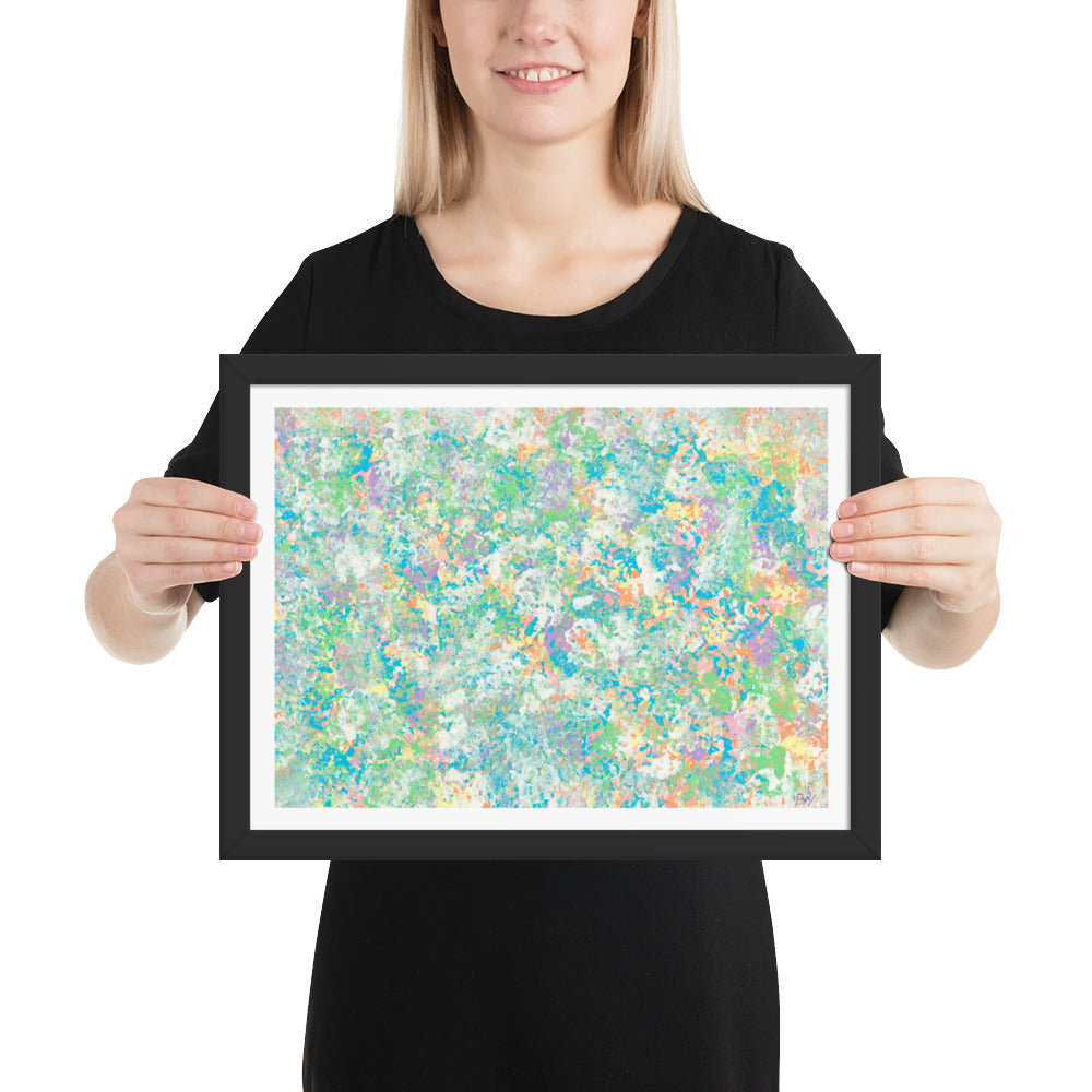 Pastel Haze - Framed Print