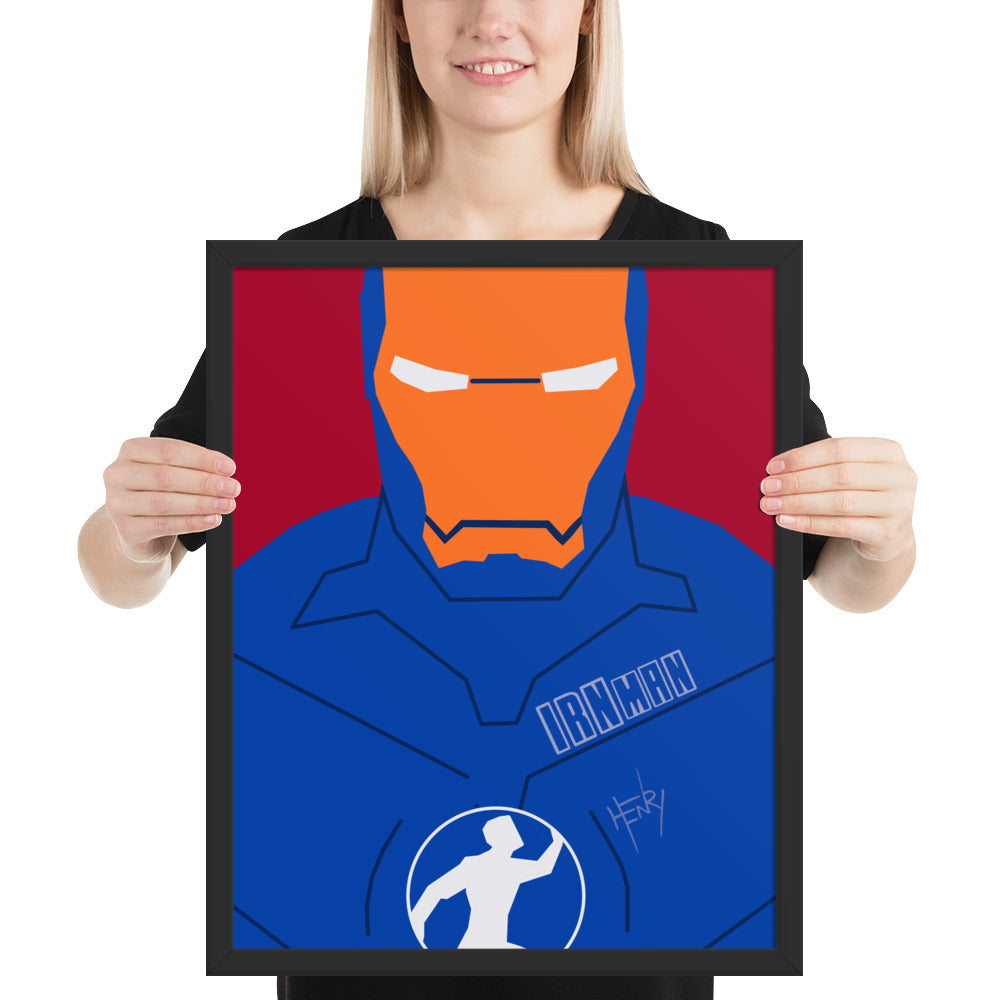 Irn-Man - Framed Print