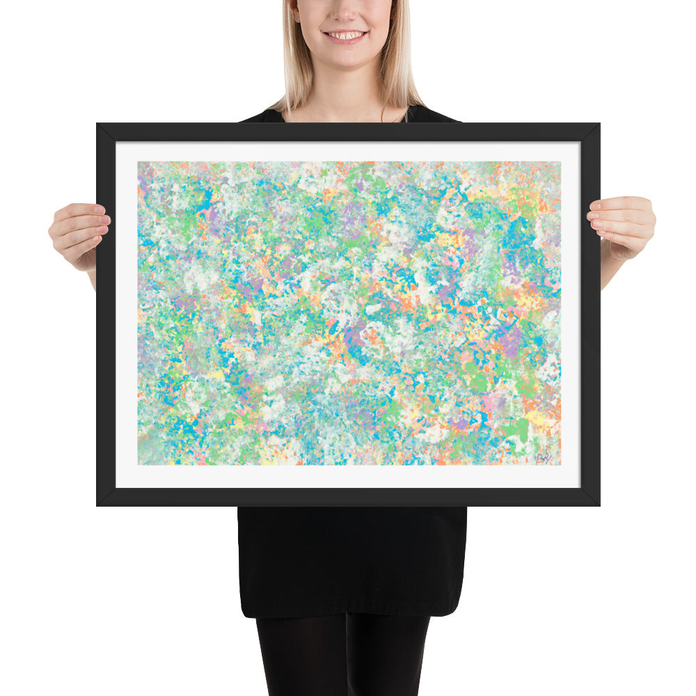 Pastel Haze - Framed Print