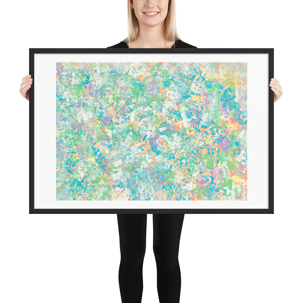 Pastel Haze - Framed Print