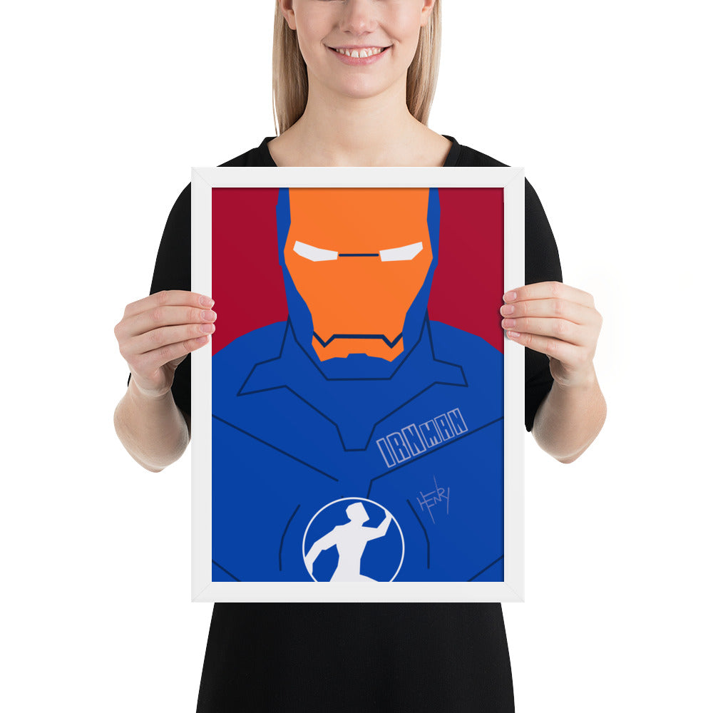 Irn-Man - Framed Print