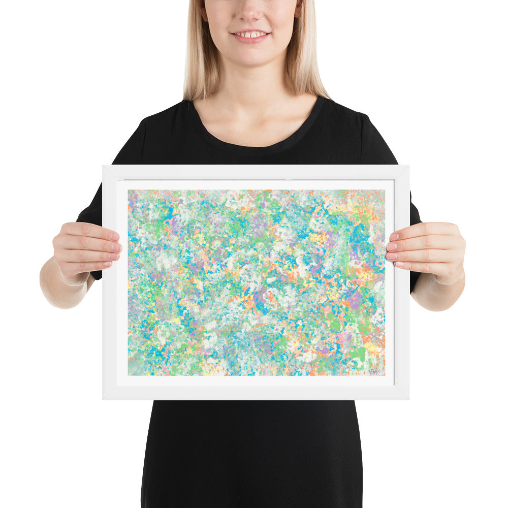 Pastel Haze - Framed Print