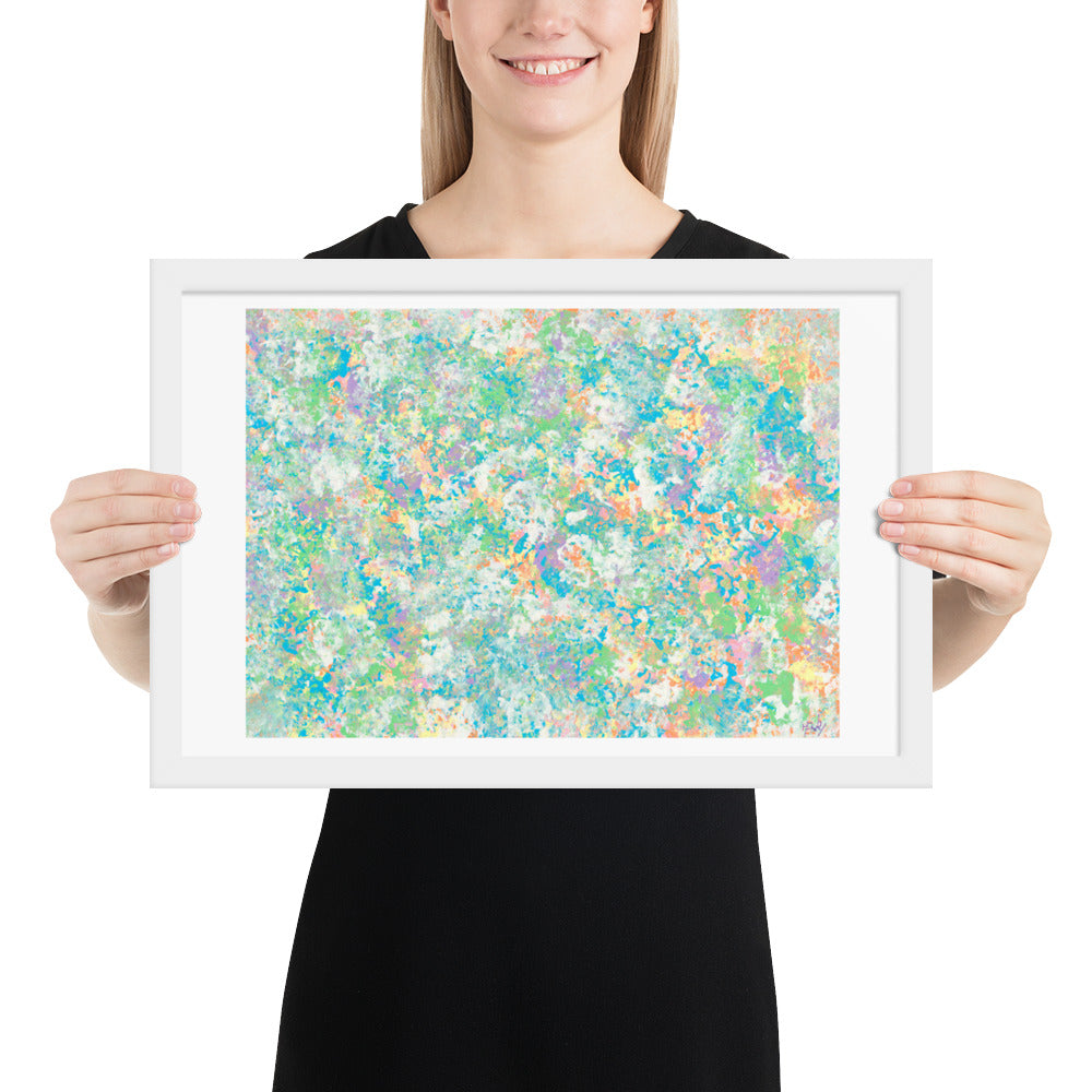 Pastel Haze - Framed Print