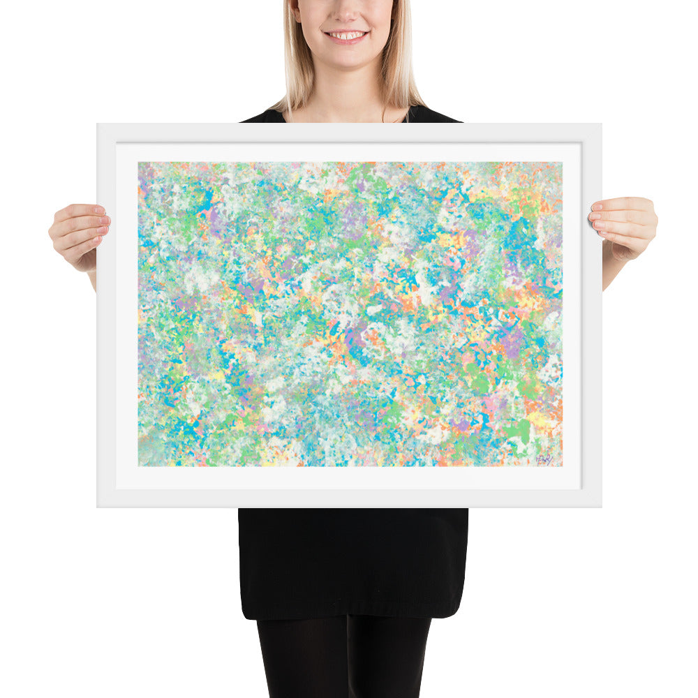 Pastel Haze - Framed Print